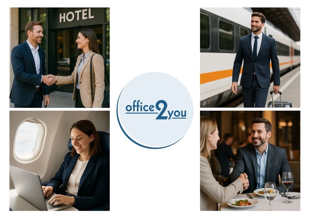 Dienstreise-Organisation mit office2you: Entspannt und erfolgreich unterwegs